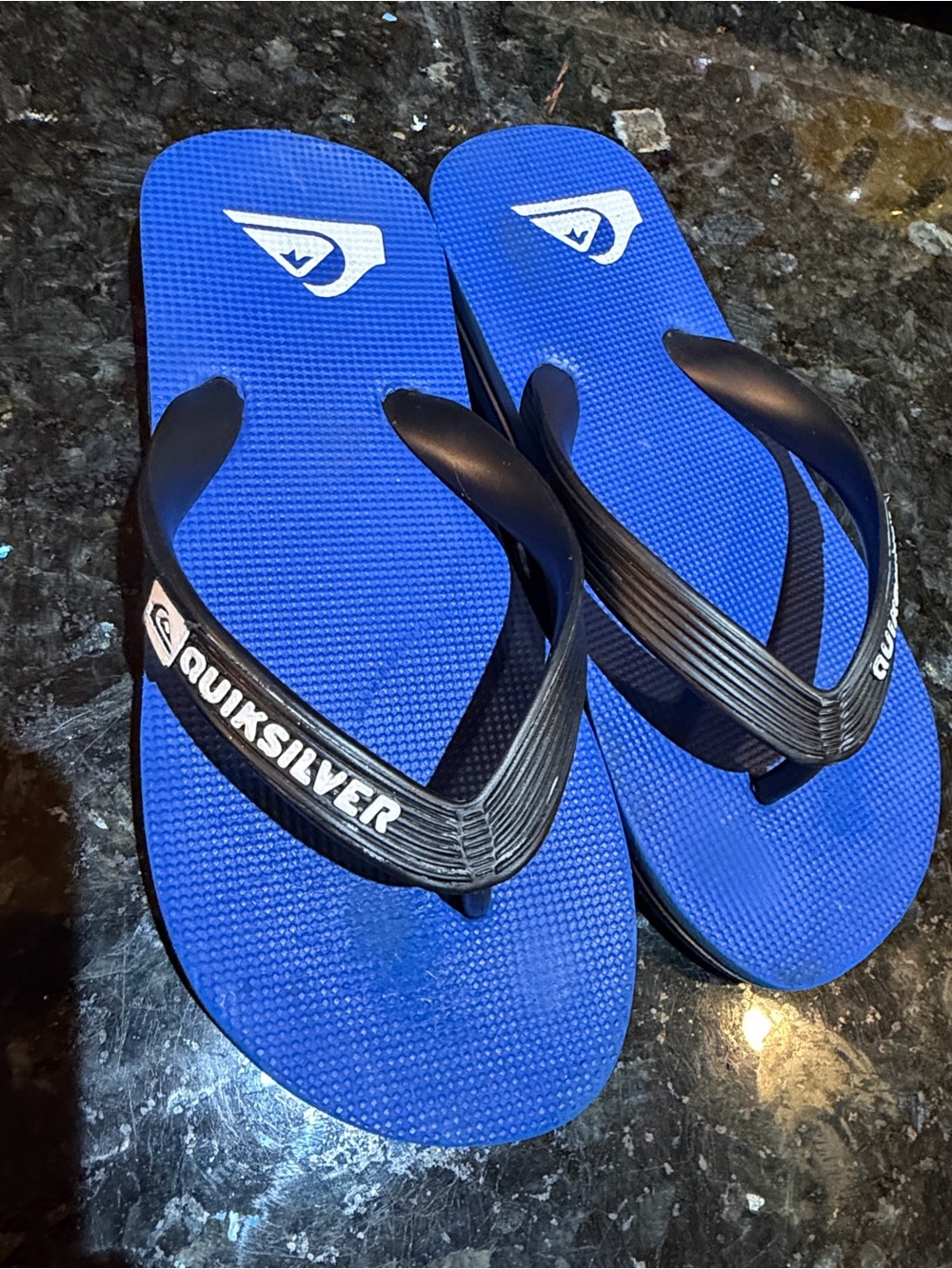 Quiksilver Blue Flip-Flops for little boys